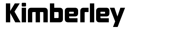 Kimberley font preview